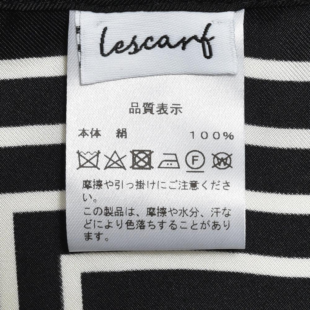 LESCARF(レスカーフ) シルクツイルスクエアスカーフ