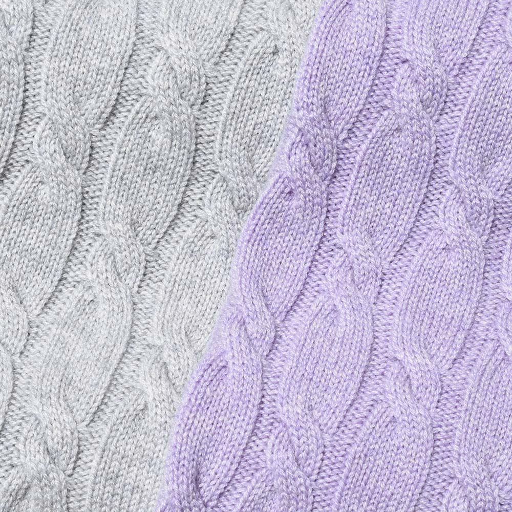 Settefili Cashmere セッテフィーリ カシミア カシミヤ ケーブル ミドルゲージ クルーネック ニット