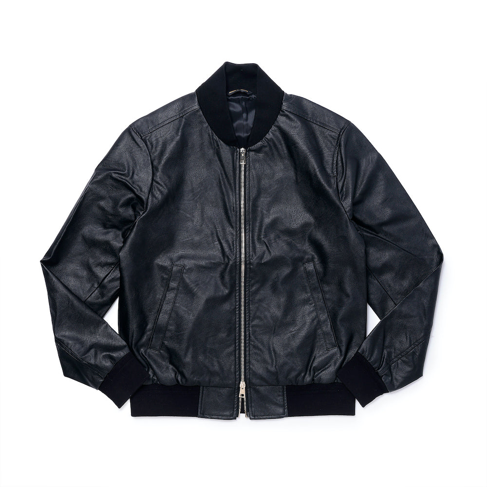 ジャブスアルキヴィオ / giabs_GOLD シンセティックレザー ジップアップ ブルゾン/BARDI GOLD/A5419