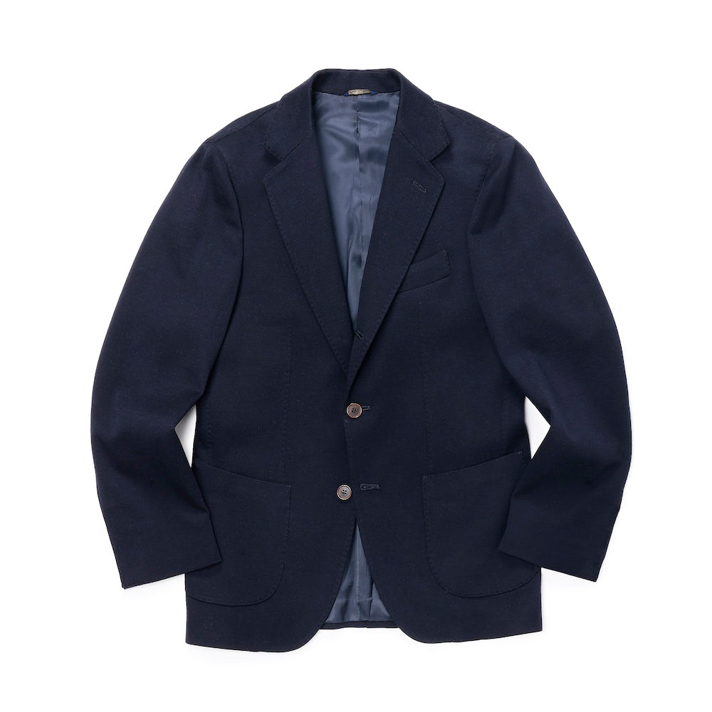ガボ / ウールジャージー 3つボタン ジャケット(Loro Piana Fabric)/T24280/ネイビー