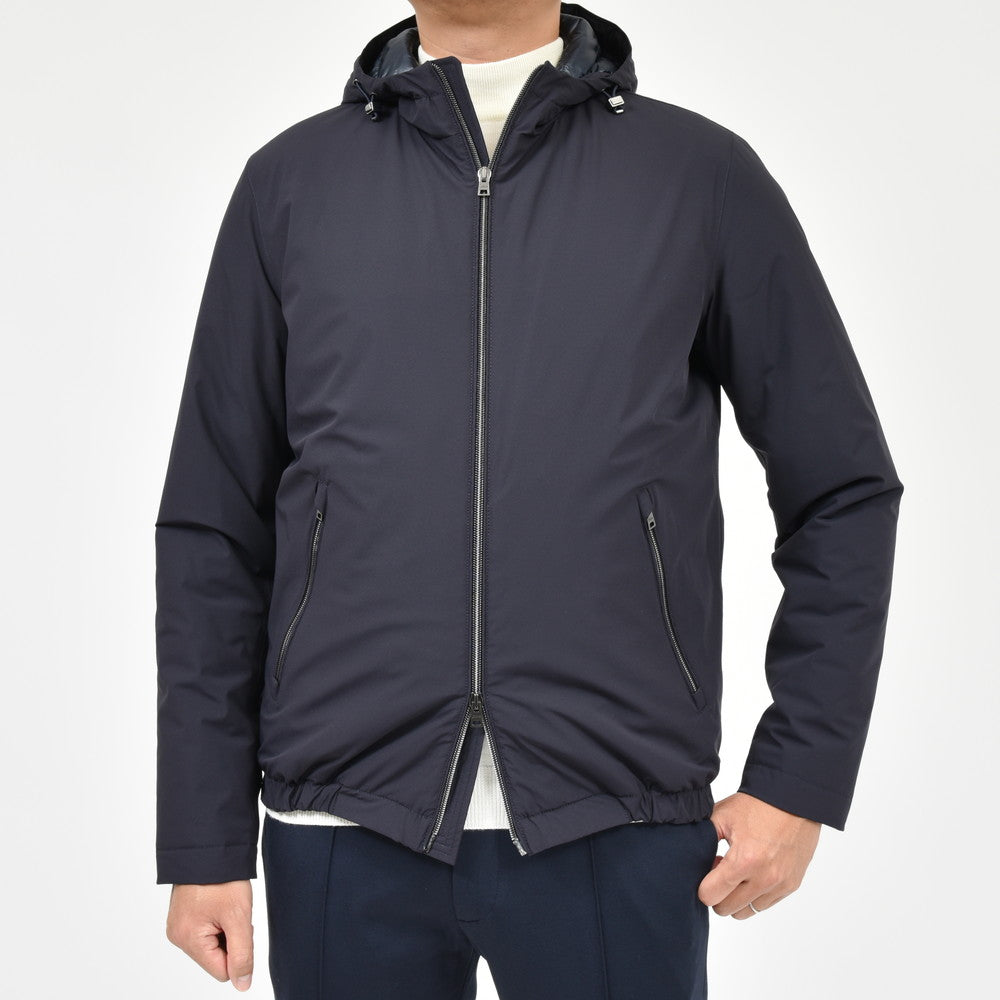 HERNO(ヘルノ) RESORTリゾート ウォーターレペレントナイロンフーディーブルゾン(パッカブル) GI00042UR-12387S
