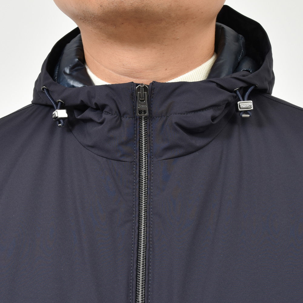 HERNO(ヘルノ) RESORTリゾート ウォーターレペレントナイロンフーディーブルゾン(パッカブル) GI00042UR-12387S