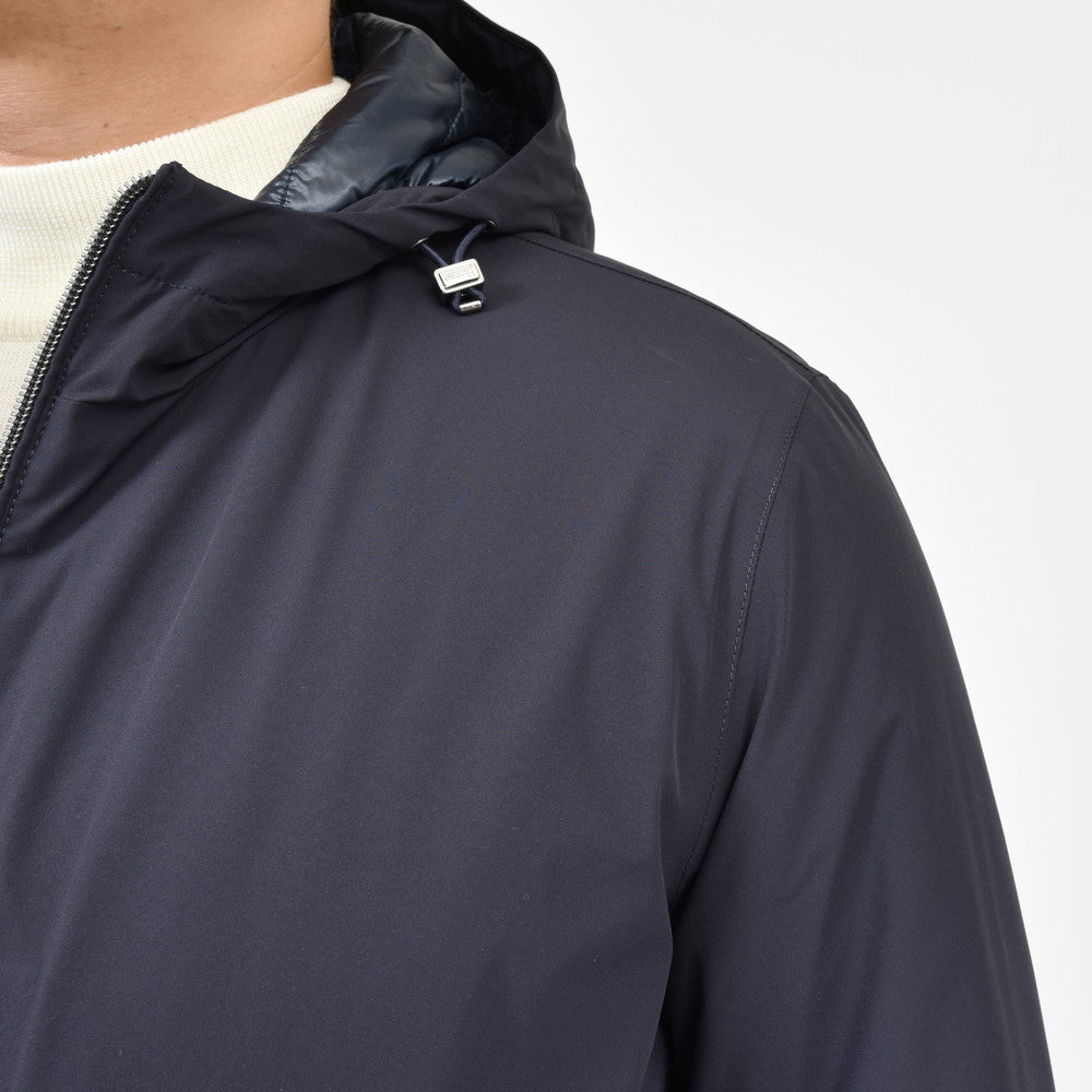 HERNO(ヘルノ) RESORTリゾート ウォーターレペレントナイロンフーディーブルゾン(パッカブル) GI00042UR-12387S