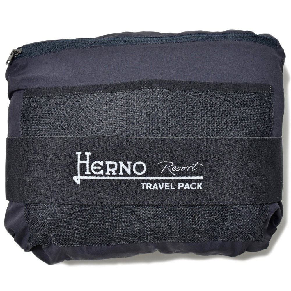 HERNO(ヘルノ) RESORTリゾート ウォーターレペレントナイロンフーディーブルゾン(パッカブル) GI00042UR-12387S