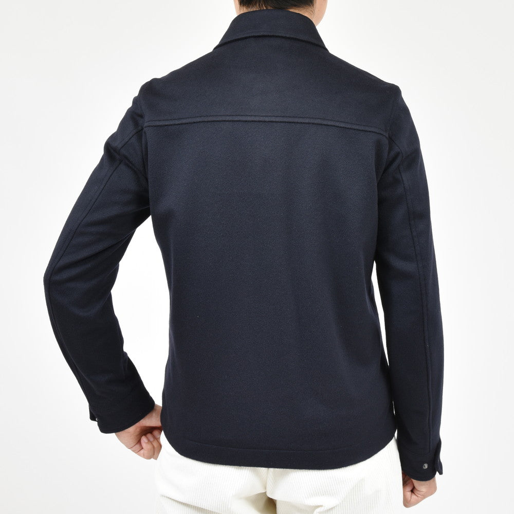 HERNO(ヘルノ) ウールカシミアフランネルシャツブルゾン GI000312U-33318