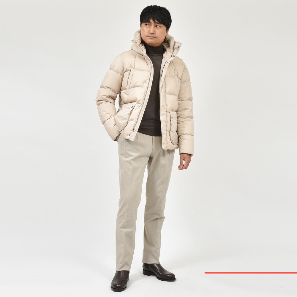 HERNO(ヘルノ) ウォーターレペレントナイロンダウンフーディーブルゾン PI001140U-12004Z