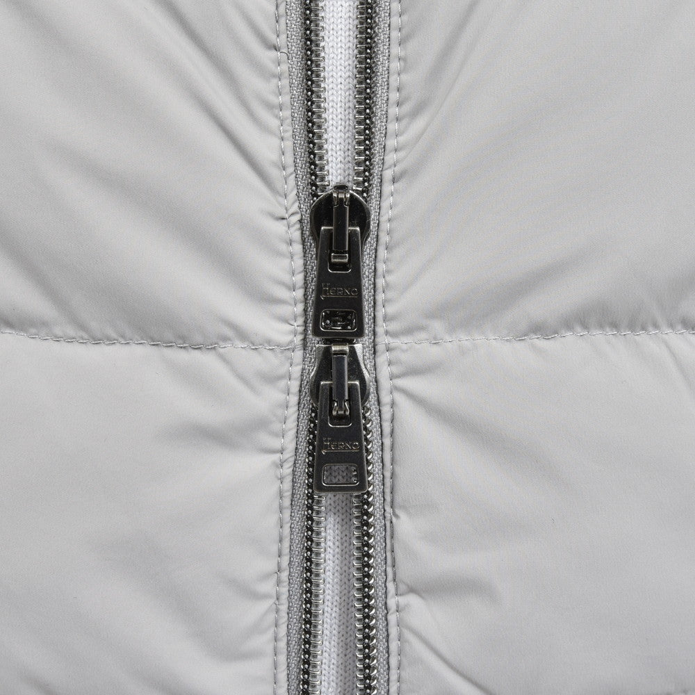 HERNO(ヘルノ) ストレッチナイロン×ウールジャージハイブリッドフーディー JP00013UR-56013