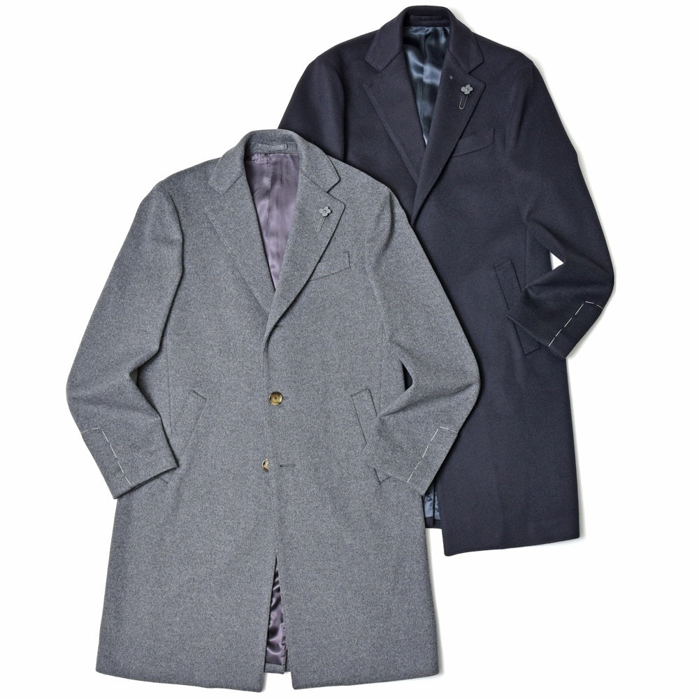 LARDINI(ラルディーニ) SPECIALスペシャル ウールフランネルチェスターフィールドコート JA23636Q/IVC63605