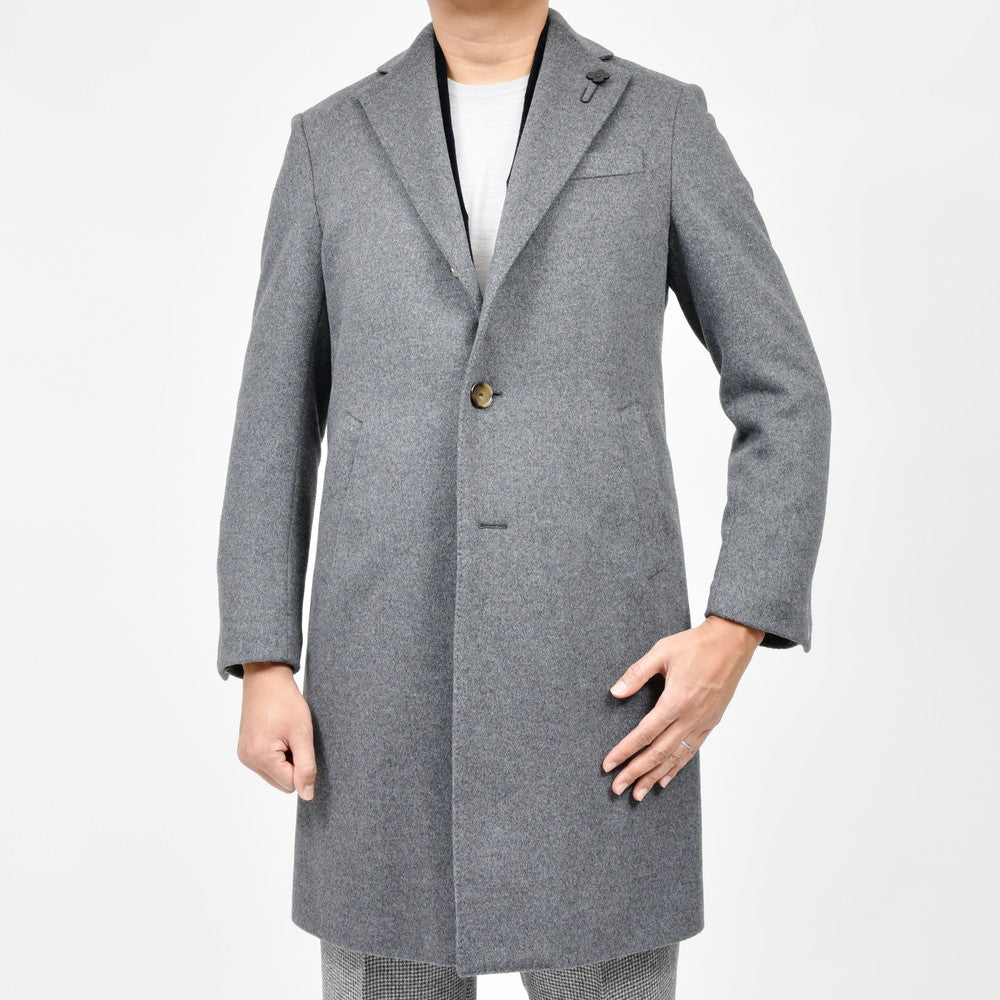 LARDINI(ラルディーニ) SPECIALスペシャル ウールフランネルチェスターフィールドコート JA23636Q/IVC63605