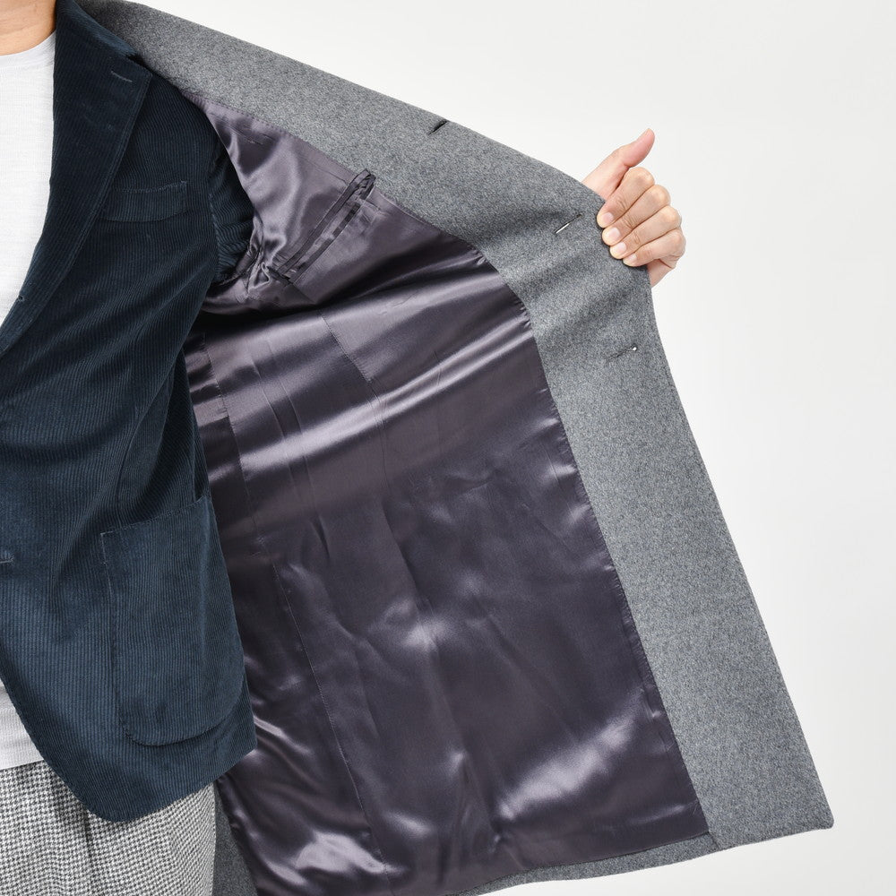 LARDINI(ラルディーニ) SPECIALスペシャル ウールフランネルチェスターフィールドコート JA23636Q/IVC63605