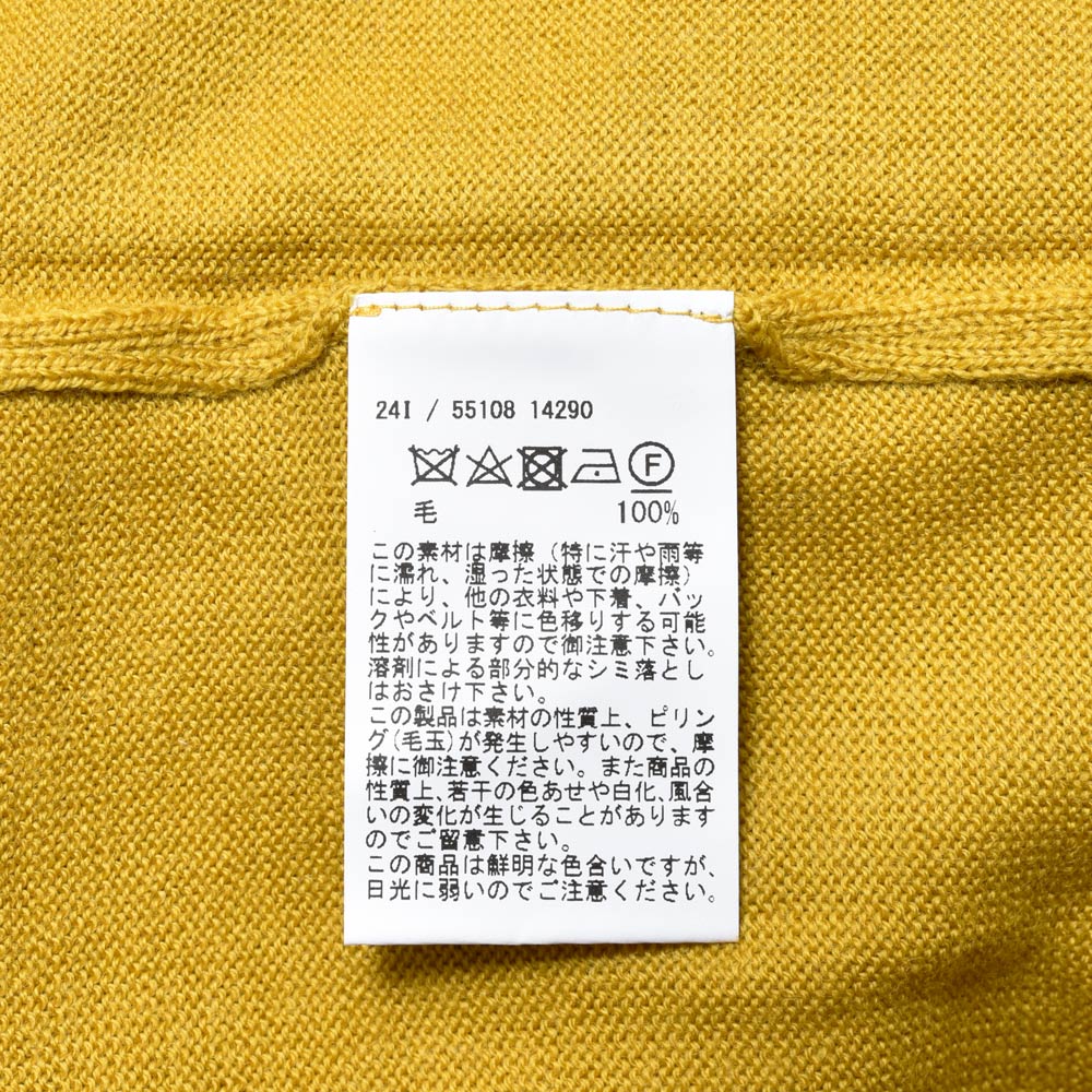 GRAN SASSO(グランサッソ) 12ゲージウールモックネックニット 55108/14290