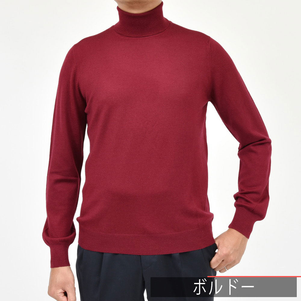 GRAN SASSO(グランサッソ) 12ゲージウールタートルネックニット 55157/14290