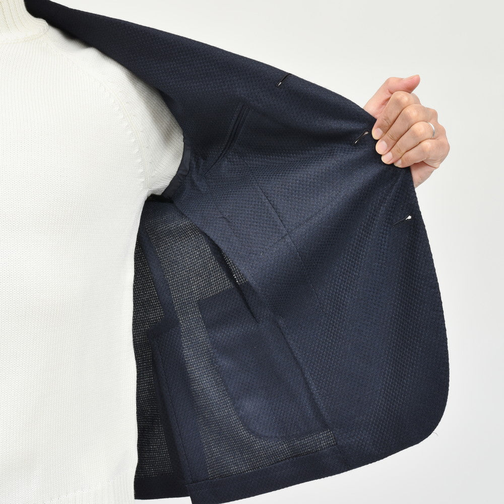 LARDINI(ラルディーニ) ADVANCEアドヴァンス カシミアシルクライトホップサック3Bジャケット JA6000AQ23/IVSF63523