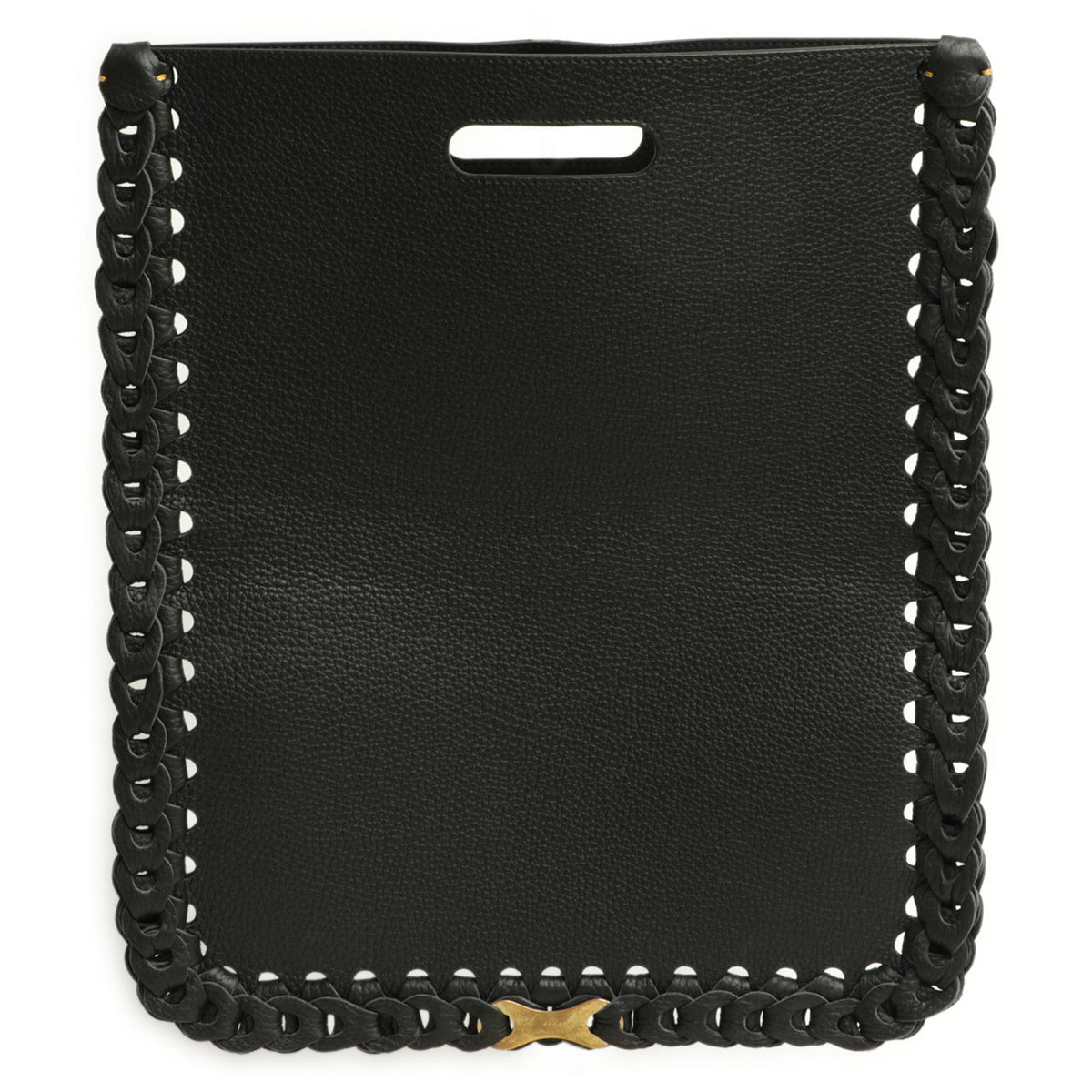 イルミーチョ / 【菅原靴店別注モデル】ブルレザー フォールディング クラッチバッグ/BOHO B-66/NERO ブラック