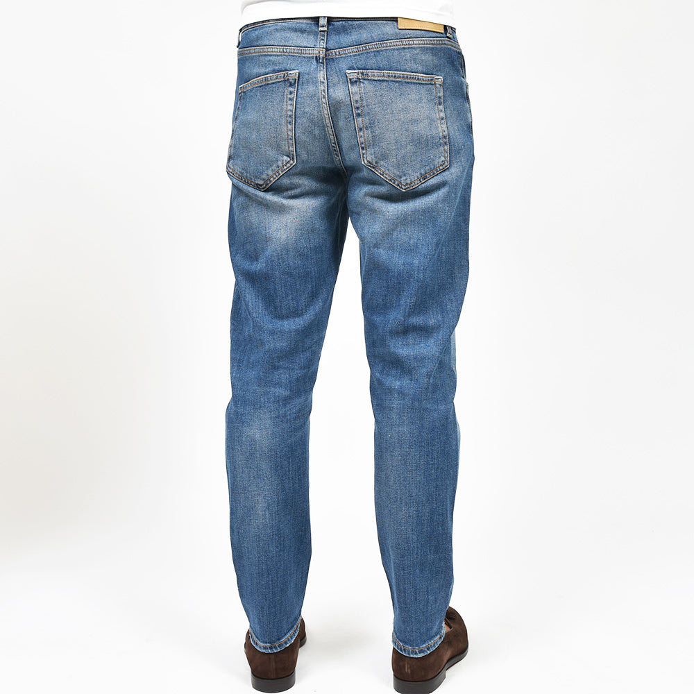 PT TORINO DENIM ピーティートリノデニム コットン ストレッチ ダメージ&リペア デニムパンツ REGGAE/TAPERED FIT/TX1610
