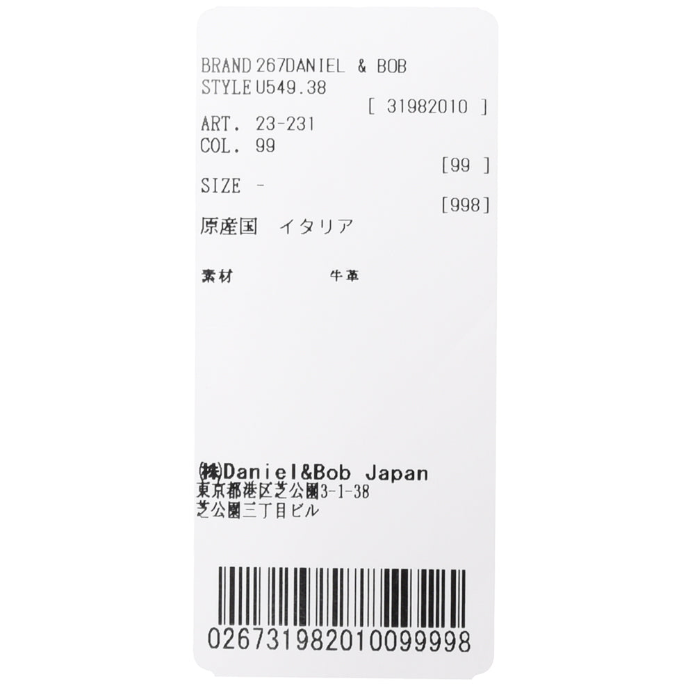 Daniel&Bob(ダニエルアンドボブ) TOTONA38トトーナ38 シュリンクレザートートバッグ U549.38