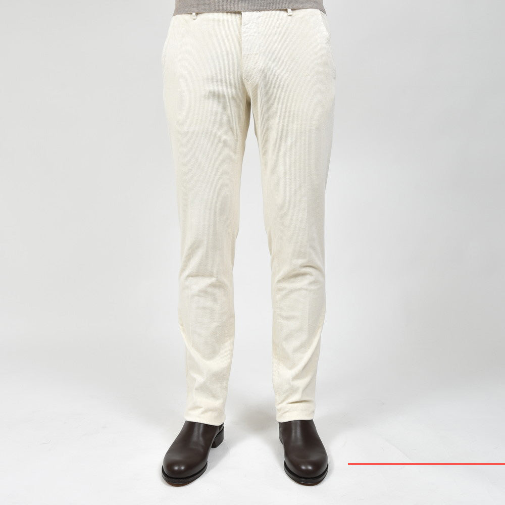 INCOTEX SLACKS(インコテックス スラックス) SLIM FIT ウォッシュドストレッチコットンコーデュロイテーパードパンツ 18S100-4687A/21564