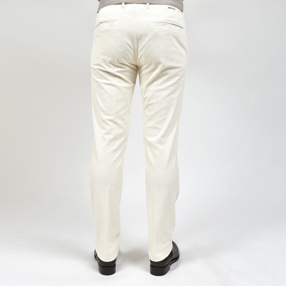INCOTEX SLACKS(インコテックス スラックス) SLIM FIT ウォッシュドストレッチコットンコーデュロイテーパードパンツ 18S100-4687A/21564