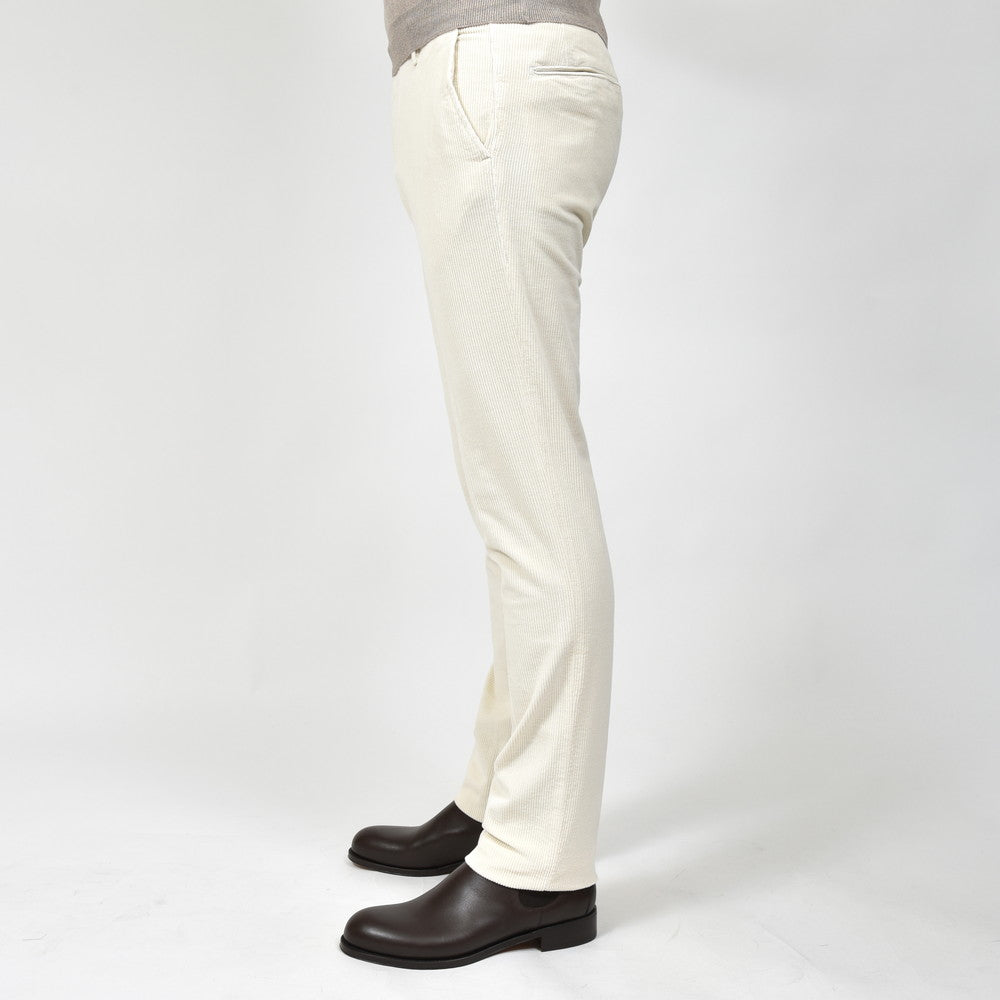 INCOTEX SLACKS(インコテックス スラックス) SLIM FIT ウォッシュドストレッチコットンコーデュロイテーパードパンツ 18S100-4687A/21564