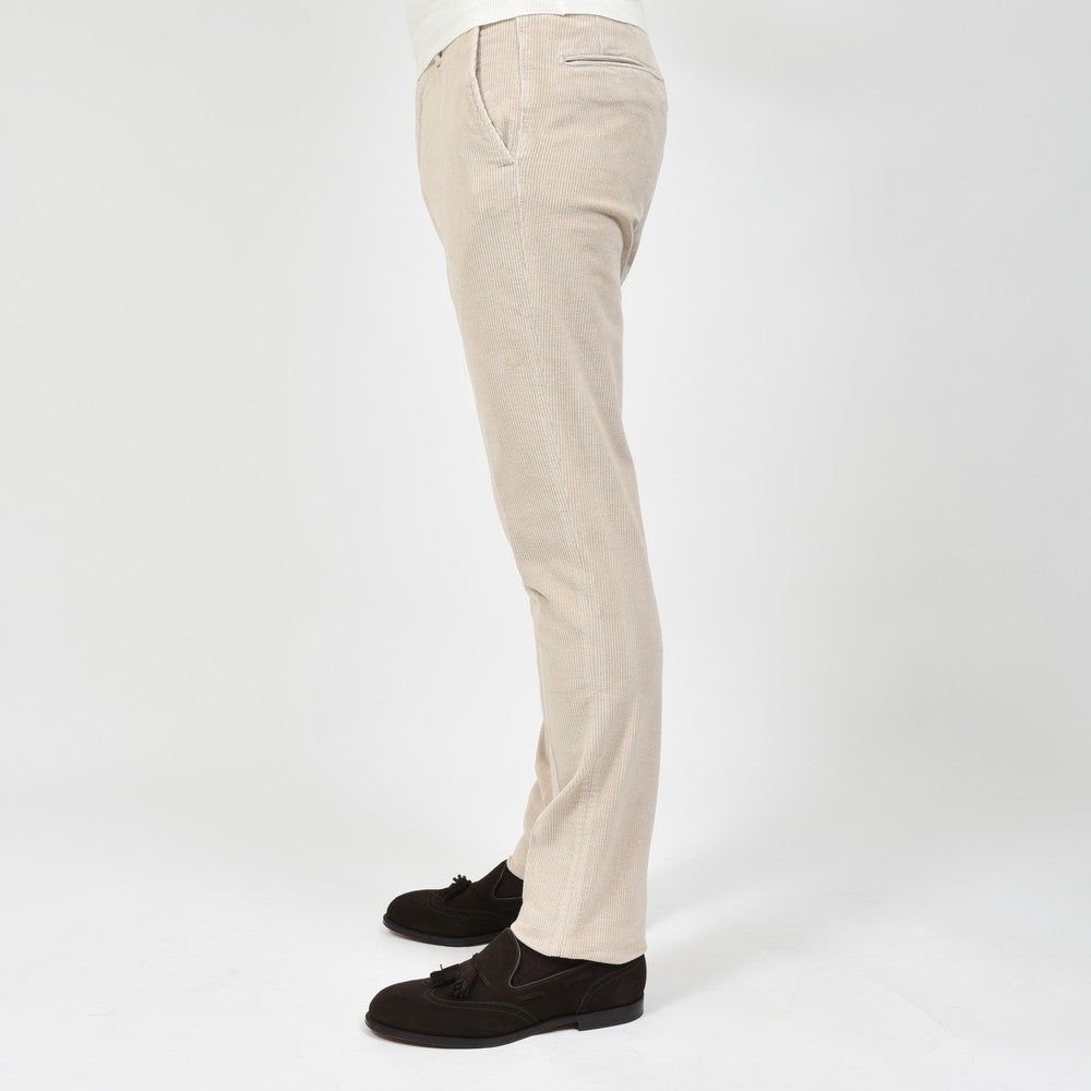 INCOTEX SLACKS(インコテックス スラックス) SLIM FIT ウォッシュドストレッチコットンコーデュロイテーパードパンツ 18S100-4687A/21564