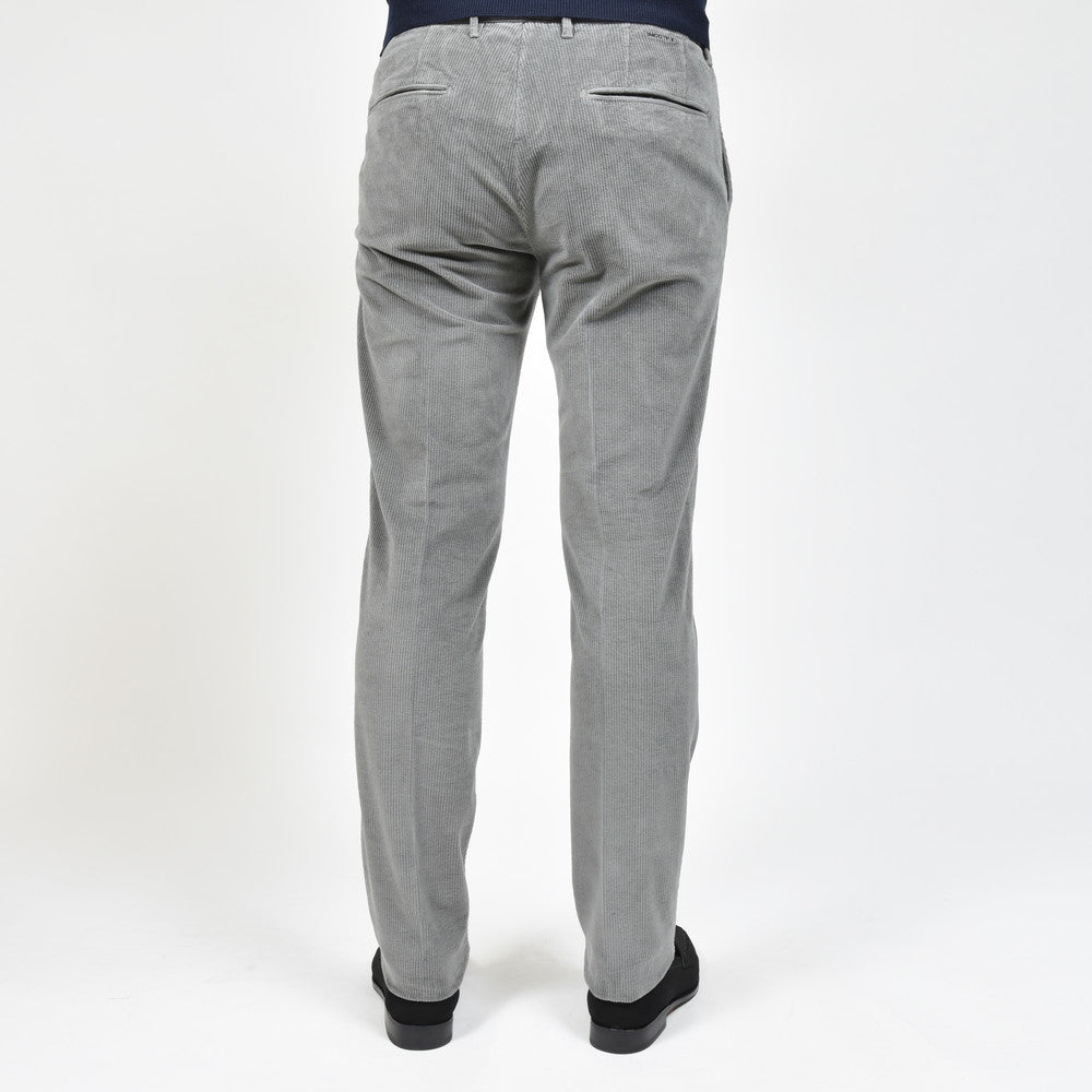 INCOTEX SLACKS(インコテックス スラックス) SLIM FIT ウォッシュドストレッチコットンコーデュロイテーパードパンツ 18S100-4687A/21564