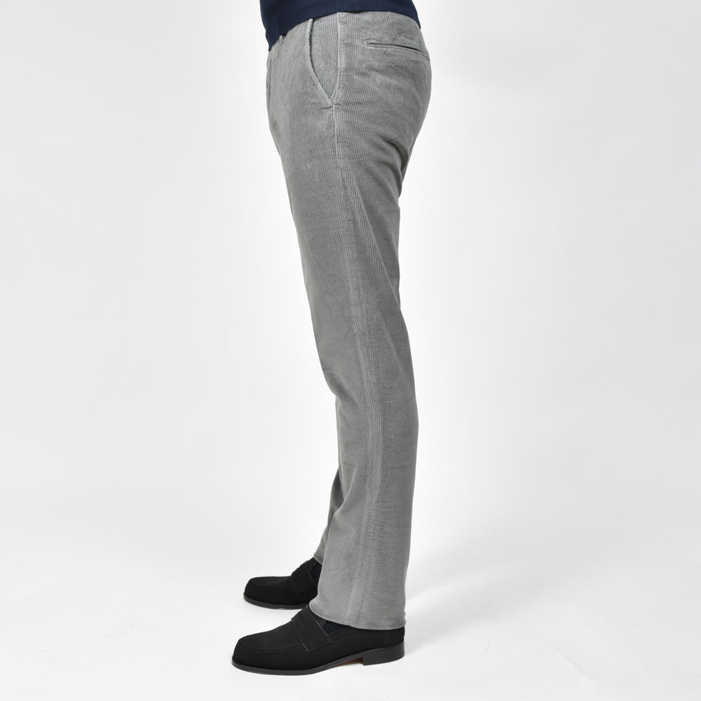 INCOTEX SLACKS(インコテックス スラックス) SLIM FIT ウォッシュドストレッチコットンコーデュロイテーパードパンツ 18S100-4687A/21564