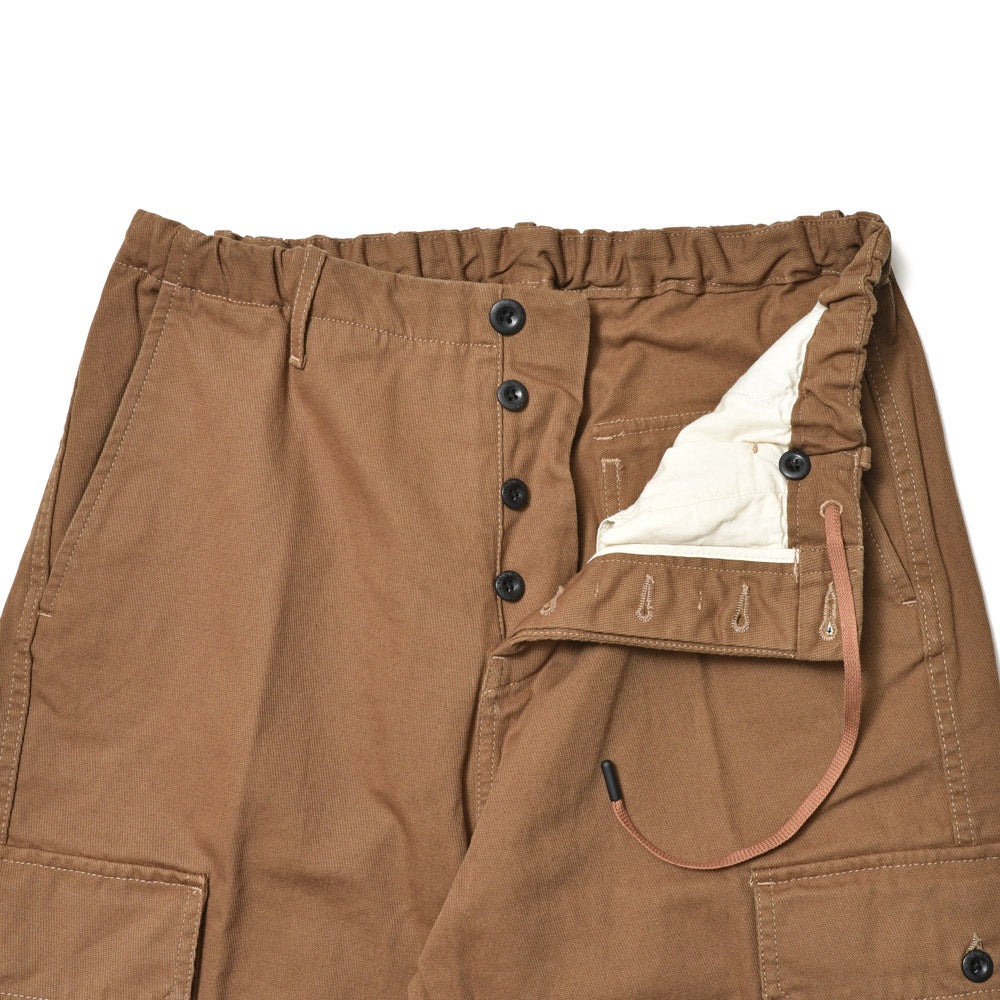 INCOTEX SLACKS(インコテックス スラックス) REGULAR FIT ウォッシュドトリコチノシャーリングクロップドカーゴパンツ 10S196-20212/21501