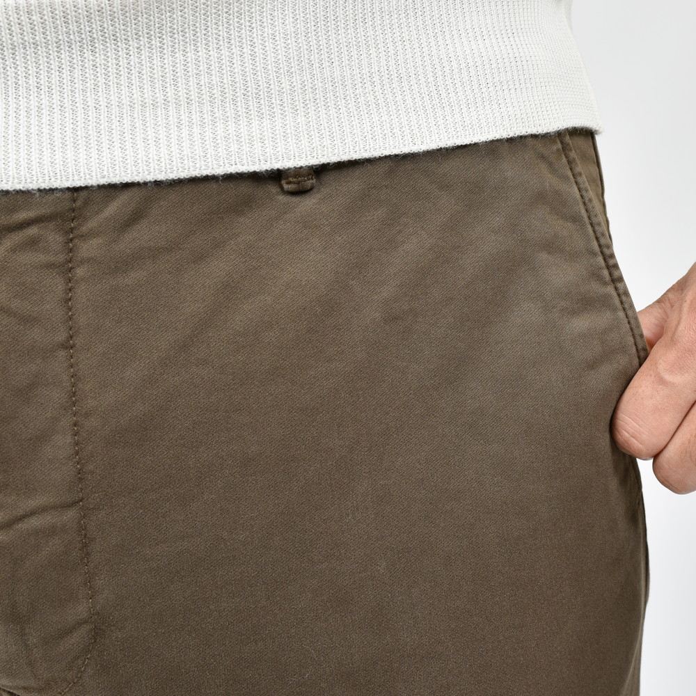 INCOTEX SLACKS(インコテックス スラックス) SLIM FIT ガーメントダイコットンストレッチサテンシャーリングテーパードパンツ 13S166-4697A/21553