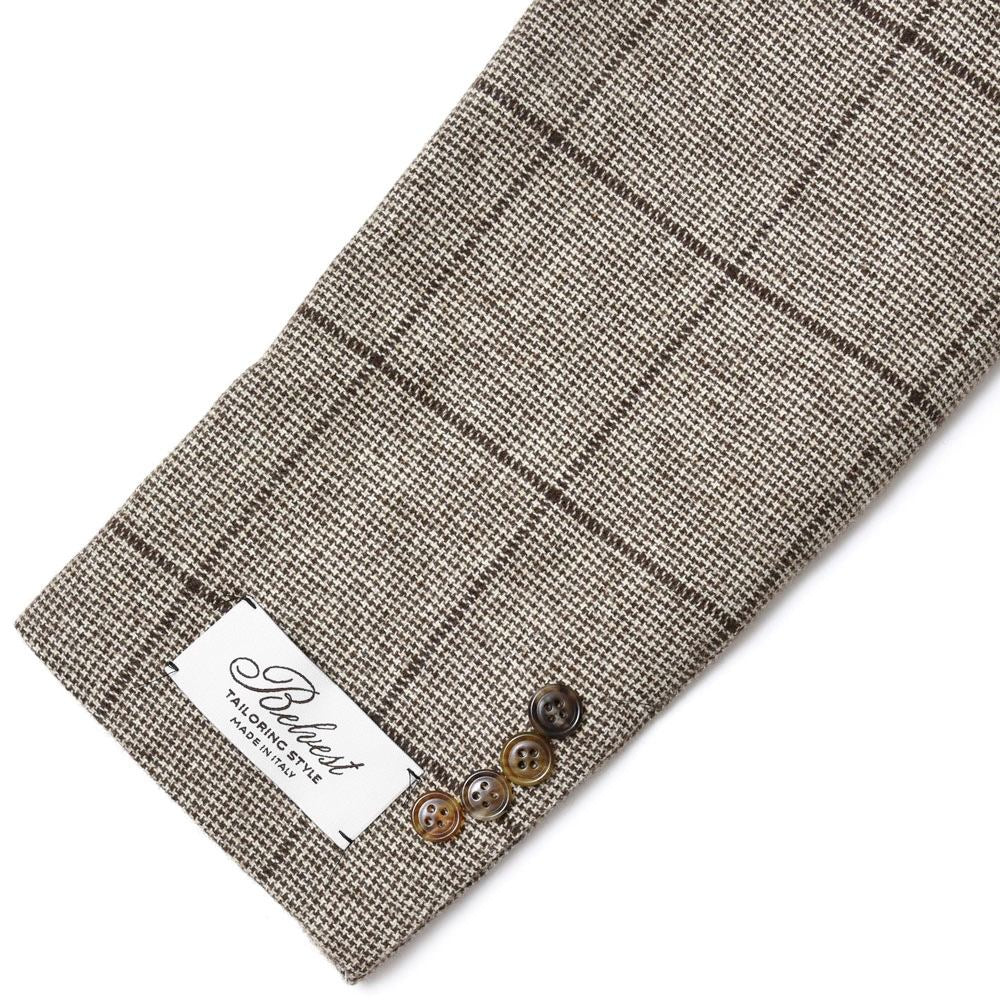 Belvest(ベルベスト) ヤクウールオーバーチェック3Bジャケット JACKET IN THE BOX G10307-23928