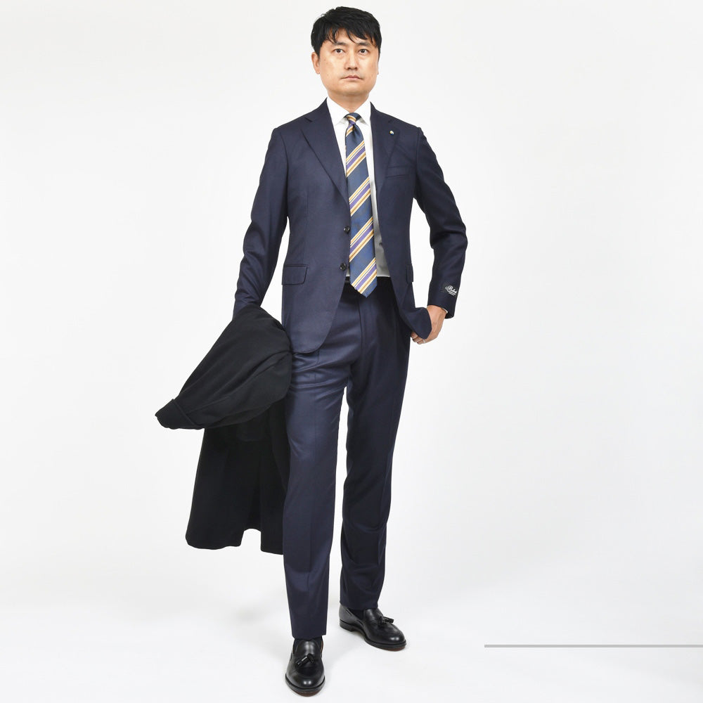 Belvest(ベルベスト) SUPER120'sウールサキソニー3B1プリーツスーツ A305S-467/GJ