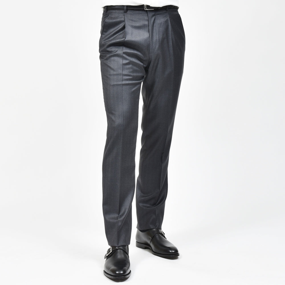 Belvest(ベルベスト) SUPER110'sウールオルタネイトストライプ3B1プリーツスーツ A305S-11931/GJ