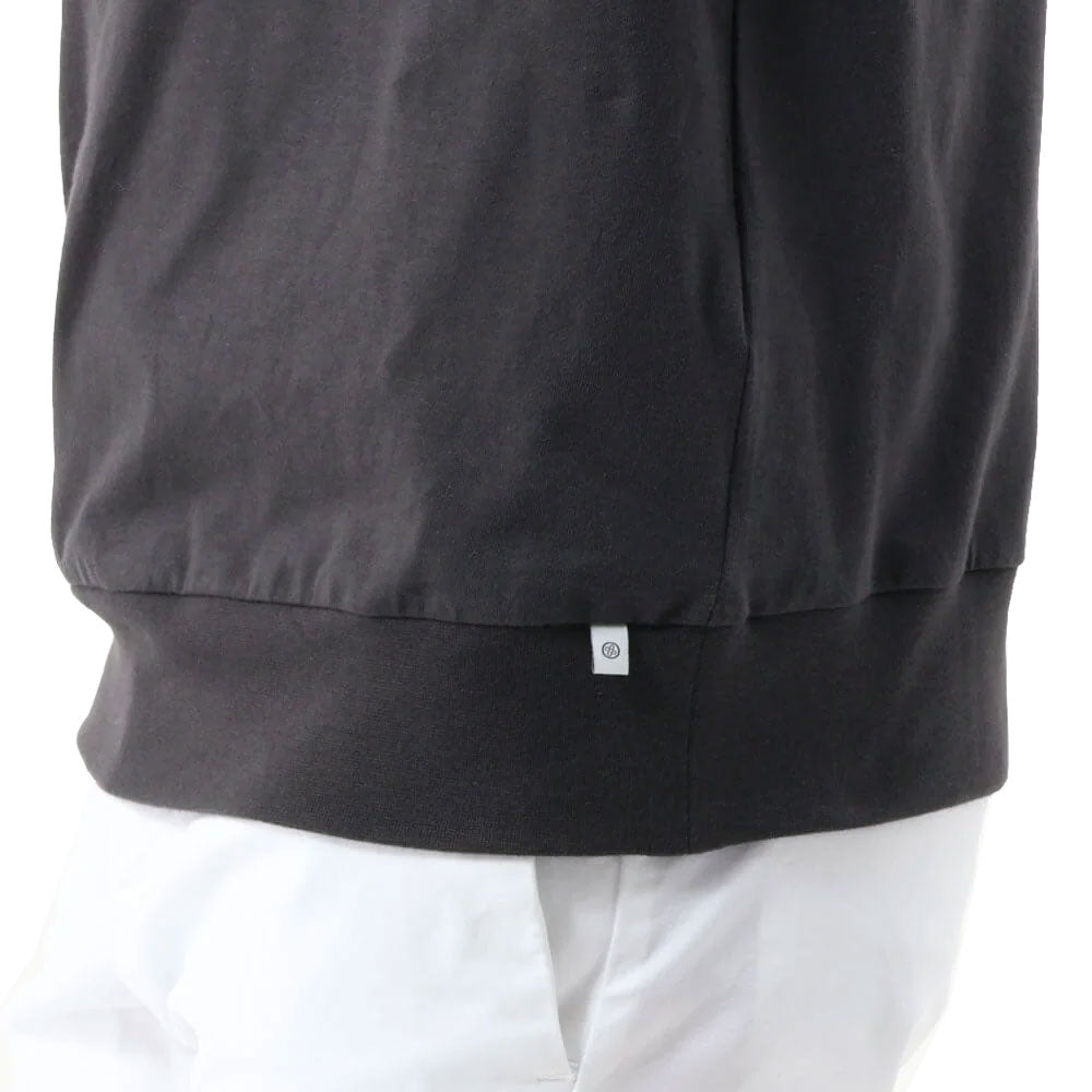 アンティーチポ / スムースコットン モックネック ロングスリーブ Tシャツ/FIANO LUNGO/smooth