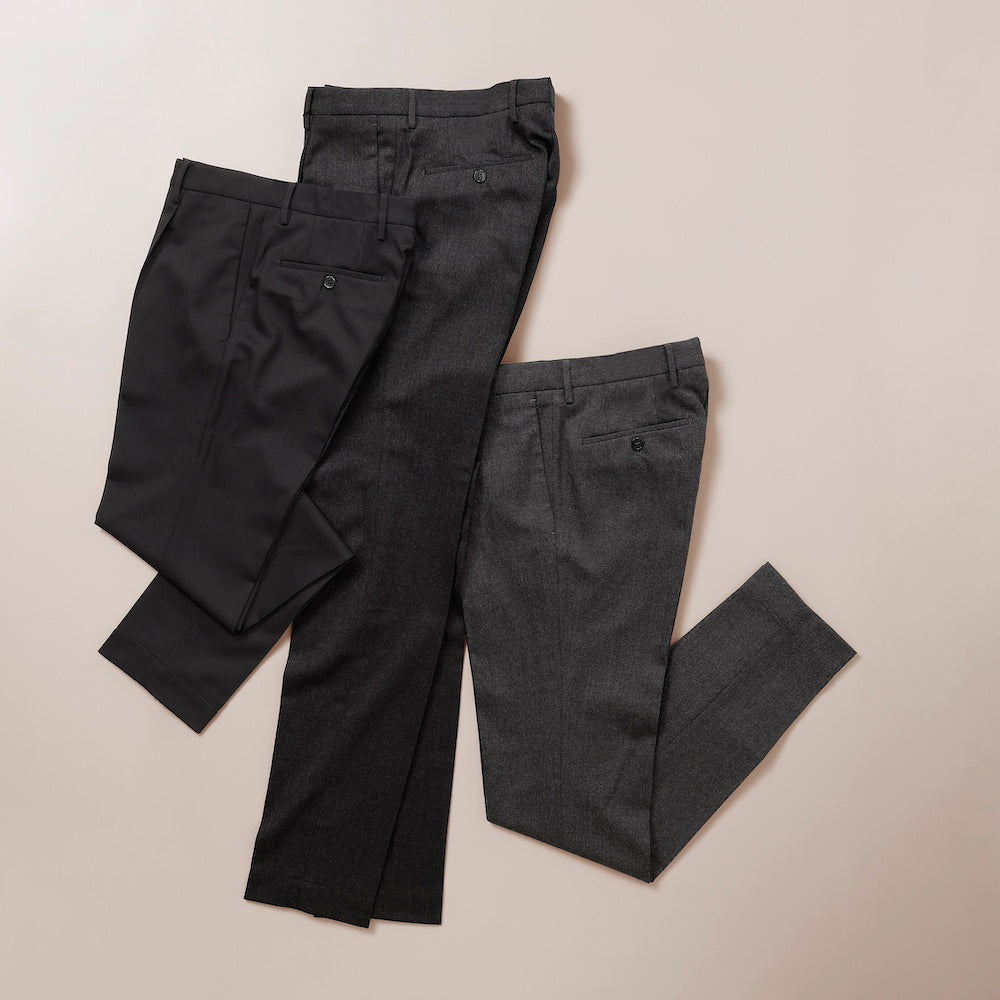 インコテックス / 【限定販売モデル】1プリーツ テクノフランネル パンツ/TAPERED FIT/1TS067 4536B
