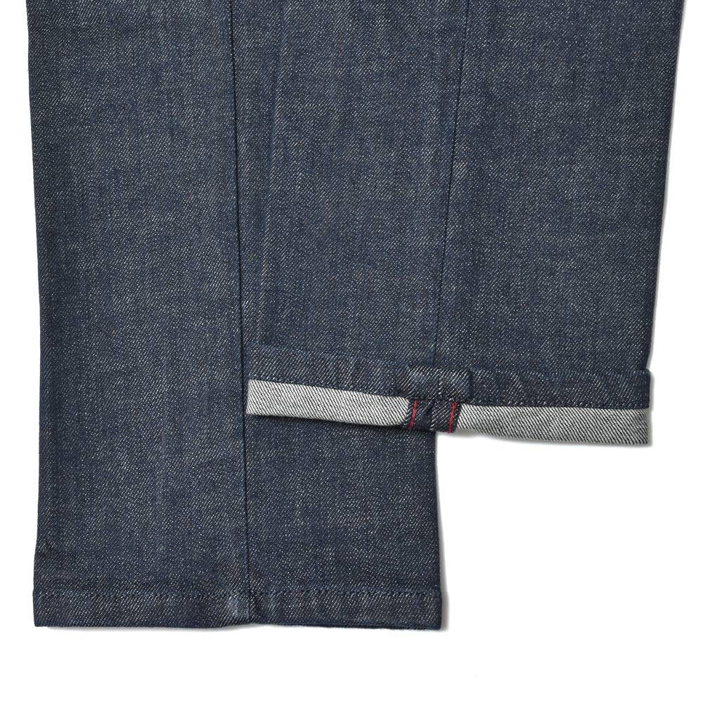 INCOTEX SLACKS(インコテックス スラックス) SLIM FIT ウォッシュドストレッチコットンデニムテーパードパンツ 18S100-40592/21560