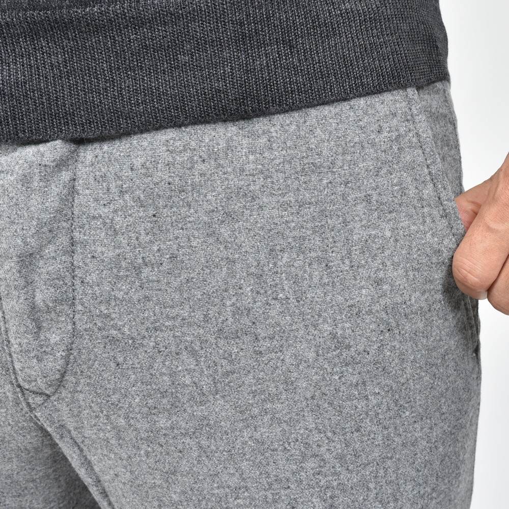 INCOTEX SLACKS(インコテックス スラックス) SLIM FIT ウォッシュドストレッチウールフランネルテーパードパンツ 18S100-4575A/21648