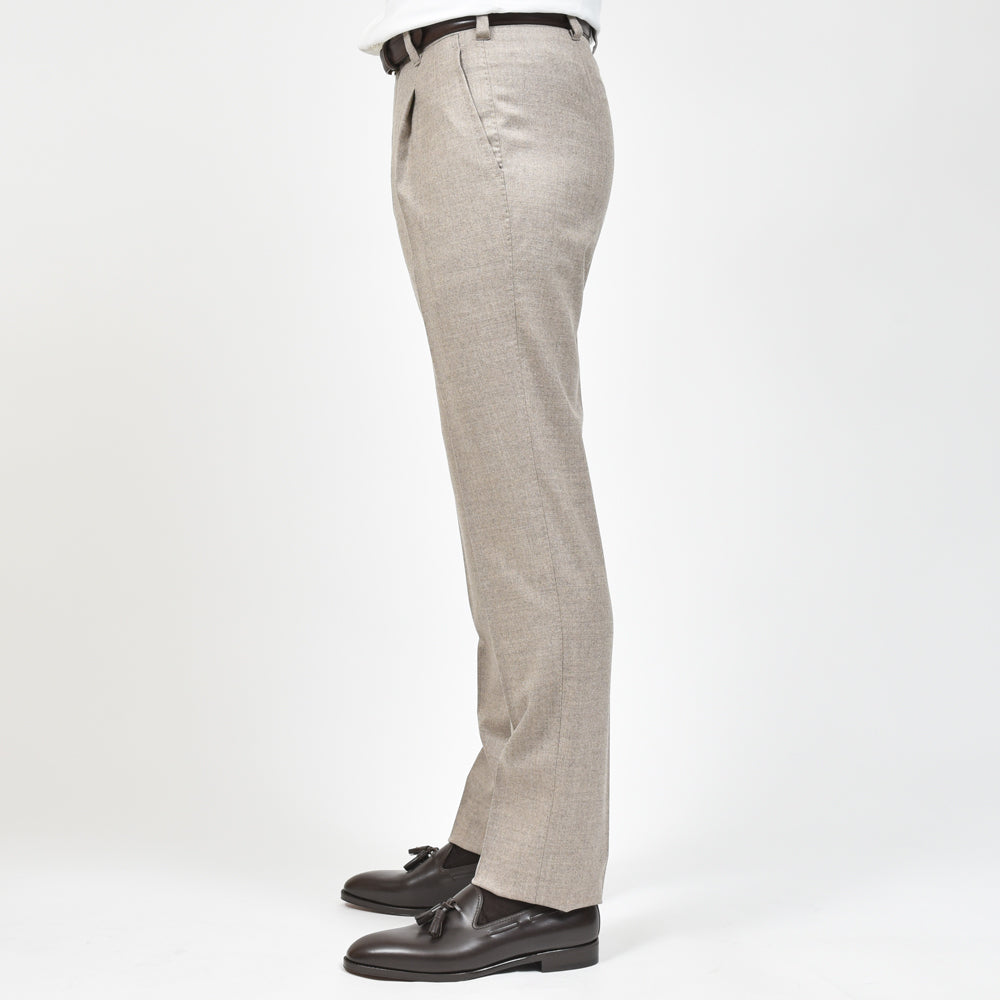 IGARASHI TROUSERS(五十嵐トラウザーズ) ストレッチウールサキソニー1プリーツスリムテーパードパンツ IGT/1OUTP/08500000134