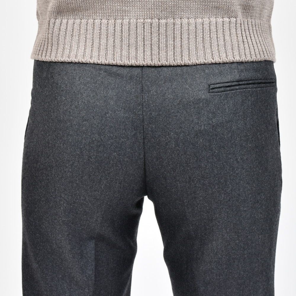 IGARASHI TROUSERS(五十嵐トラウザーズ) ストレッチウールサキソニー1プリーツスリムテーパードパンツ IGT/1OUTP/08500000134