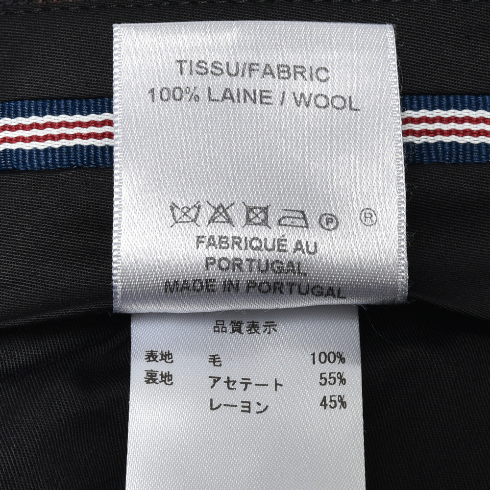 BERNARD ZINS(ベルナール ザンス) WALLIS ウールタータンチェック1インプリーツワイドパンツ 71308