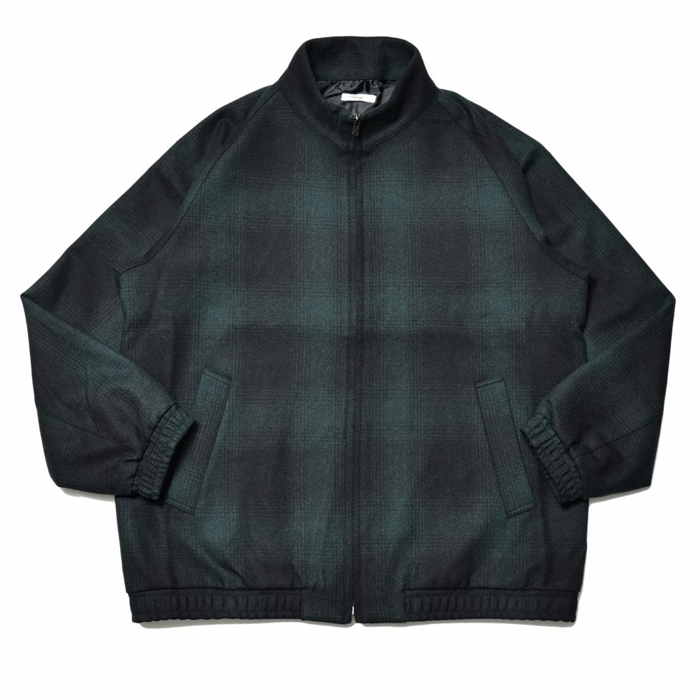 moncao(モンサオ) ウールチェックジップブルゾン M021347-C