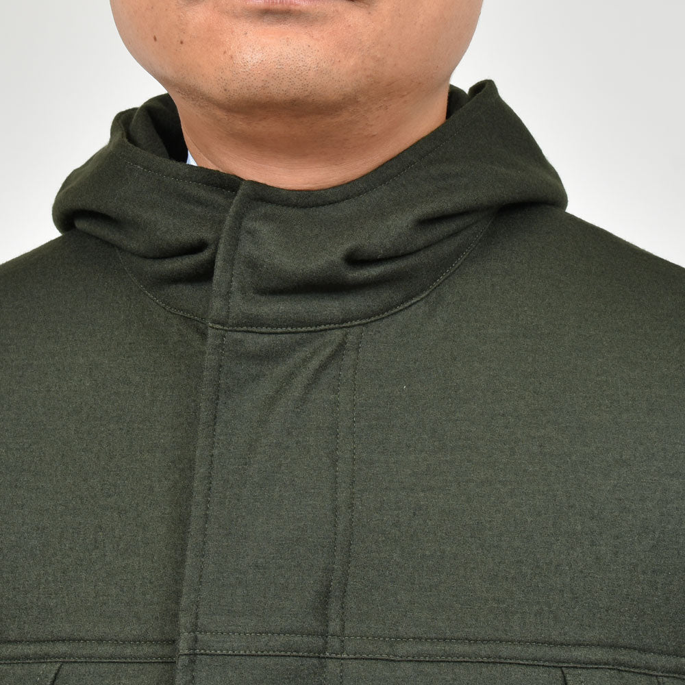 moncao(モンサオ) ウールジャージモッズパーカ M021350