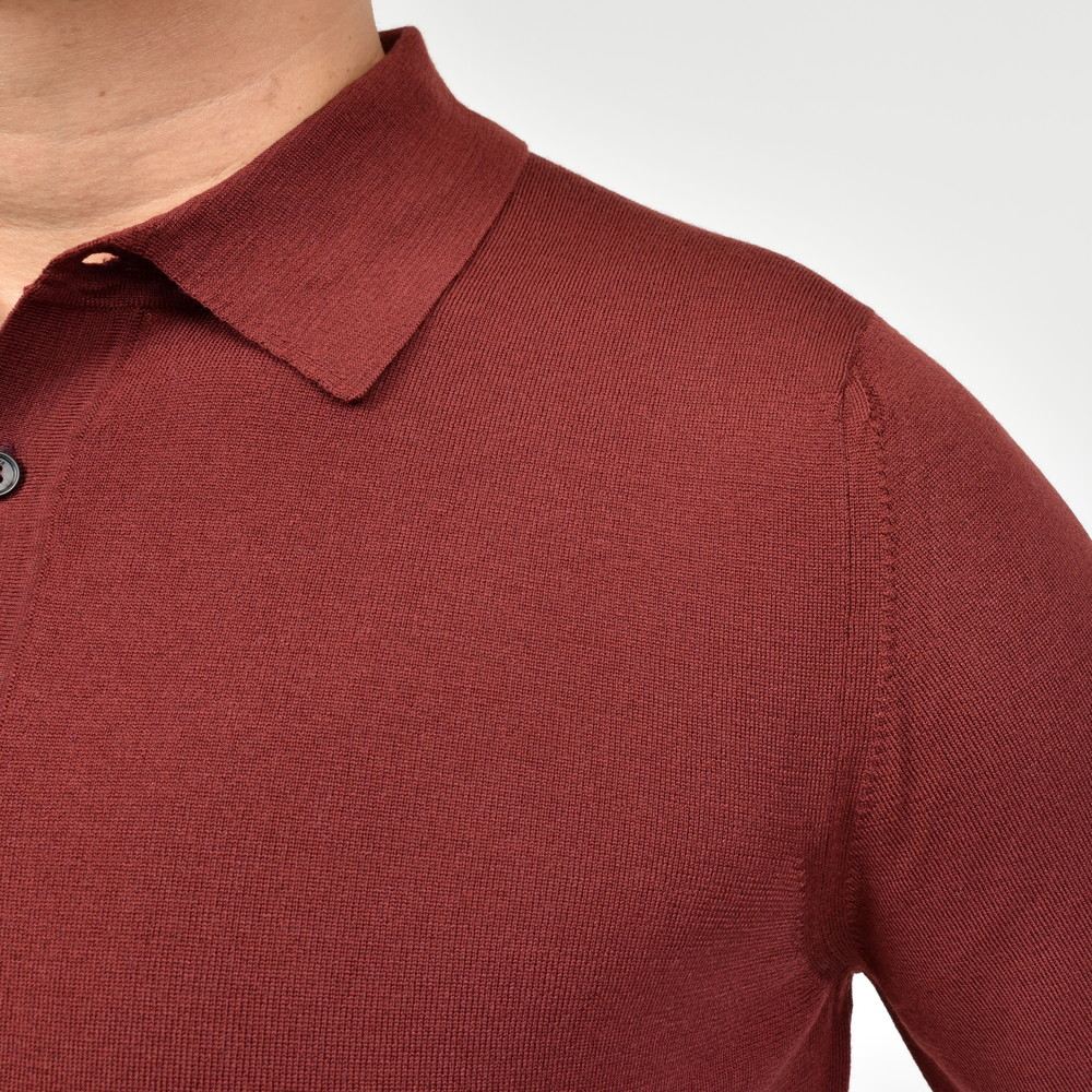 ZANONE(ザノーネ) ハイゲージストレッチウールニットポロ POLO ML/SLIM FIT/810102/Z0290/25400