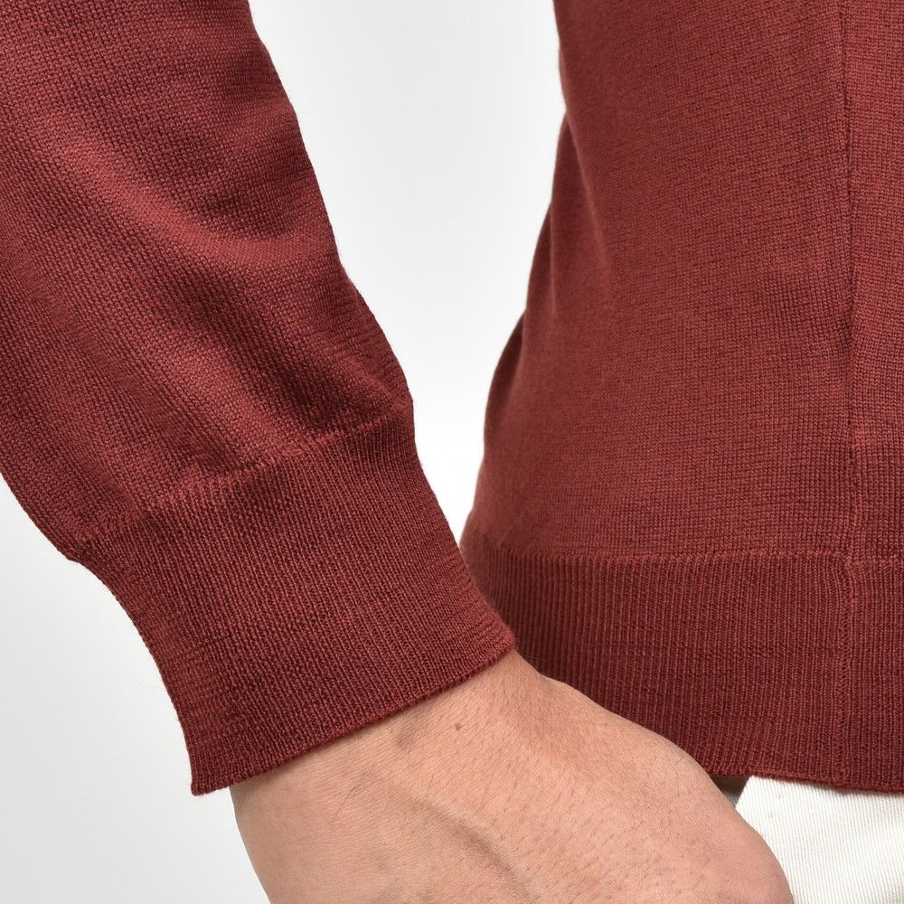 ZANONE(ザノーネ) ハイゲージストレッチウールニットポロ POLO ML/SLIM FIT/810102/Z0290/25400
