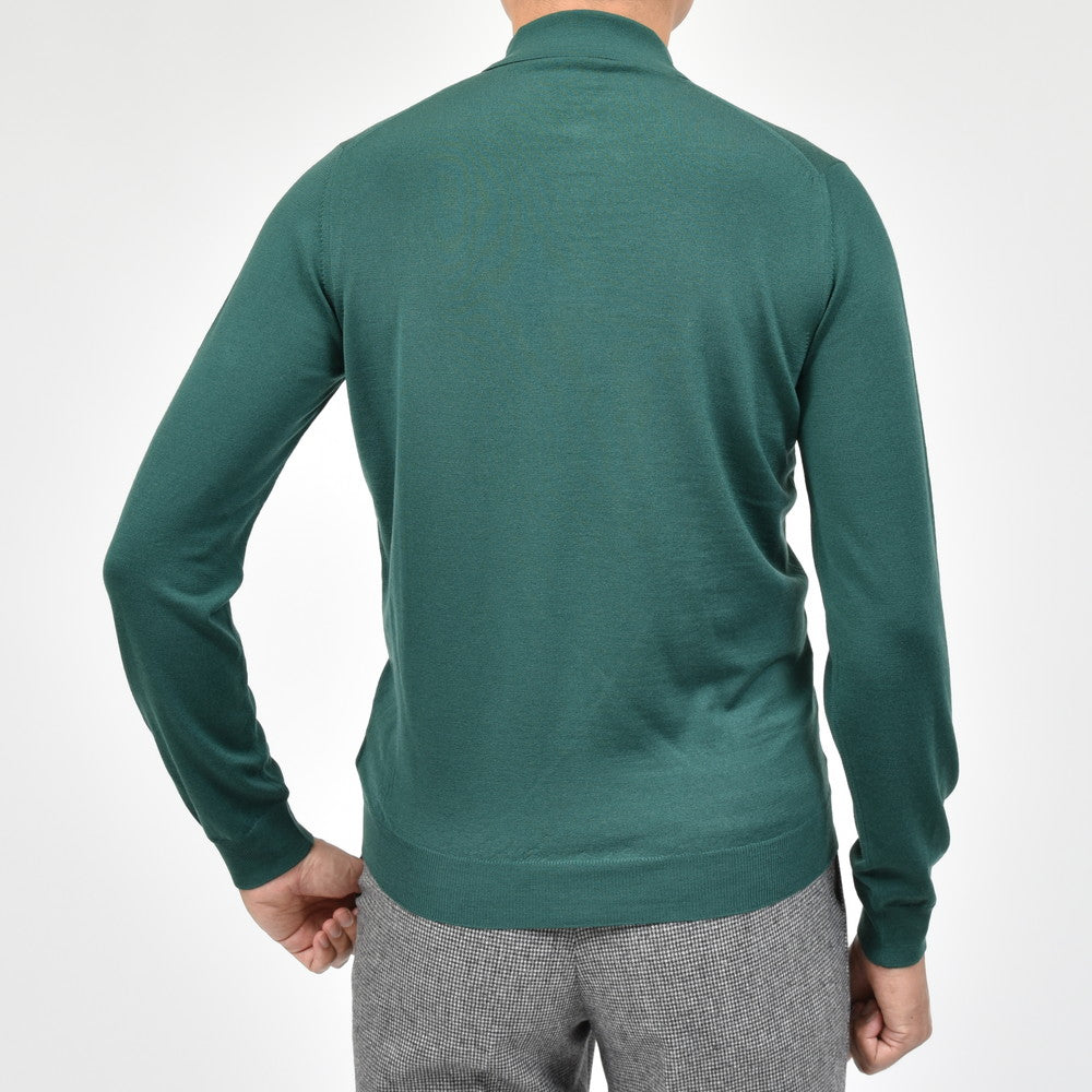 ZANONE(ザノーネ) ハイゲージストレッチウールニットポロ POLO ML/SLIM FIT/810102/Z0290/25400