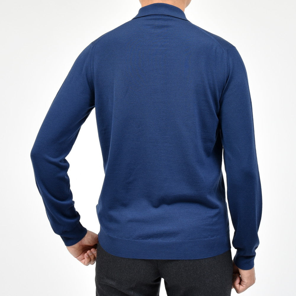 ZANONE(ザノーネ) ハイゲージストレッチウールニットポロ POLO ML/SLIM FIT/810102/Z0290/25400