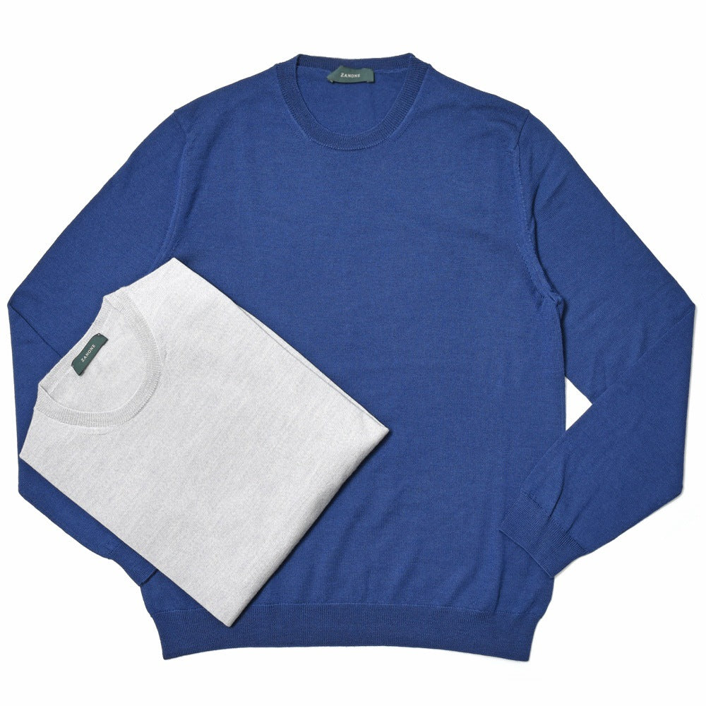 ZANONE(ザノーネ) ハイゲージウールクルーネックニット GIRO/SLIM FIT/810104/ZR274/25412