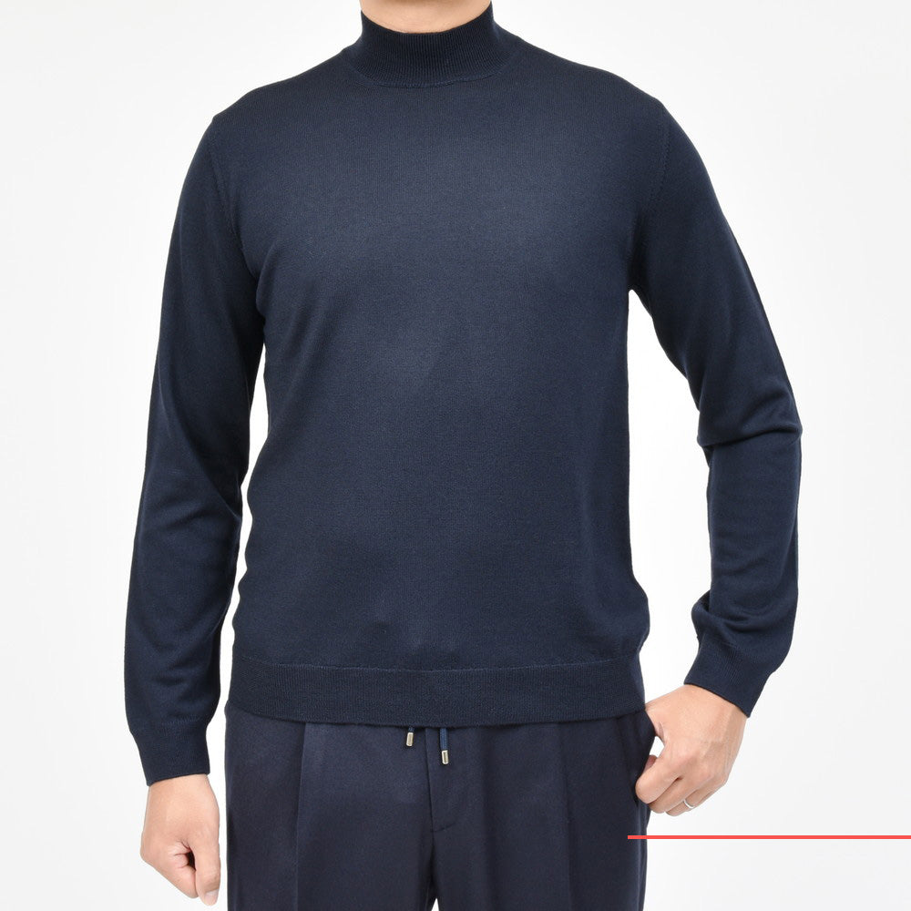 ZANONE(ザノーネ) ハイゲージウールモックネックニット LUPETTO/SLIM FIT/810108/ZR274/25424