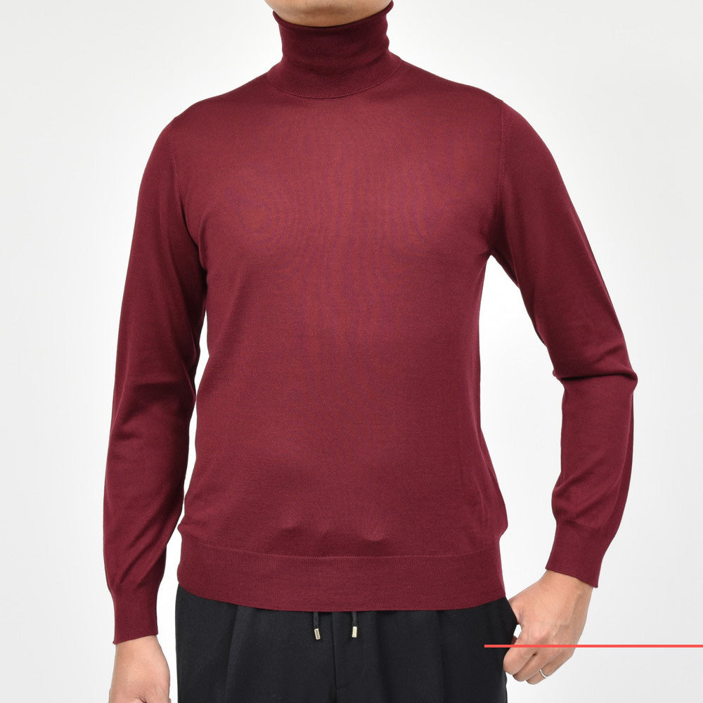 ZANONE(ザノーネ) ハイゲージカシミアシルクタートルネックニット DV/SLIM FIT/810105/ZW206/25420