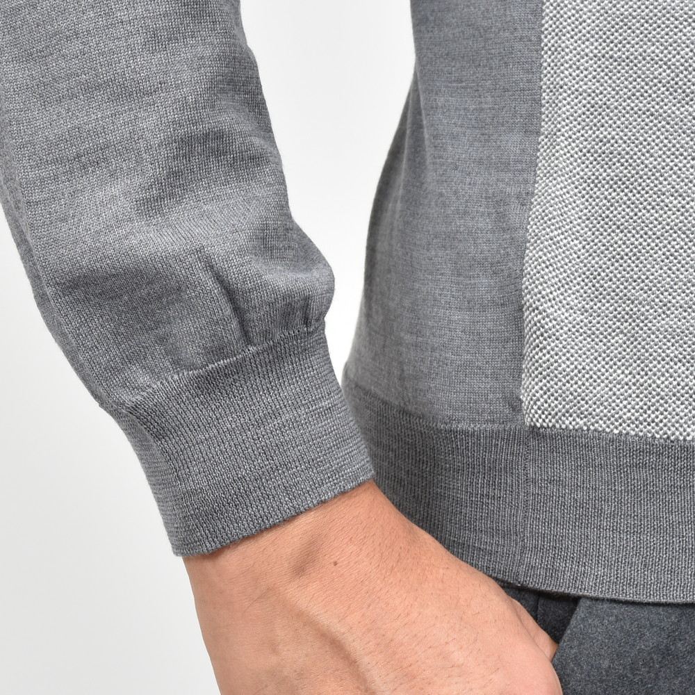 ZANONE(ザノーネ) ハイゲージストレッチウールニットカーディガン CARDIGAN/SLIM FIT/810116/ZN225/25604