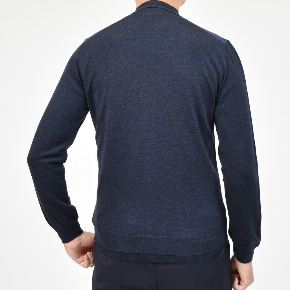 ZANONE(ザノーネ) ハイゲージストレッチウールニットカーディガン CARDIGAN/SLIM FIT/810116/ZN225/25604