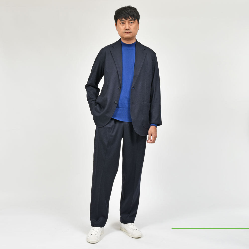 moncao(モンサオ) ウールジャージ2Bジャケット M021342